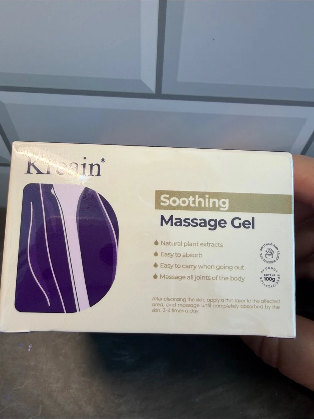Soothing Massage Gel – Purple Skin Massage Gel